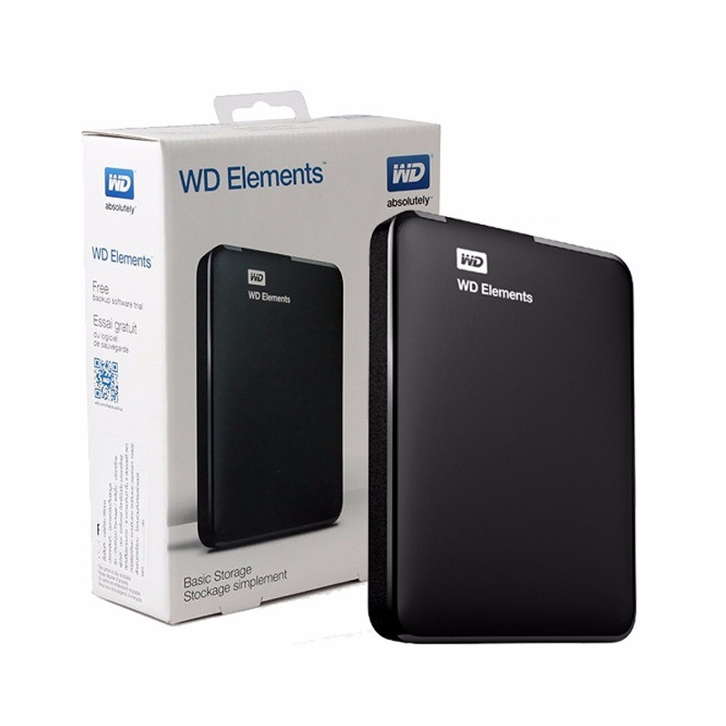 Disco Externo 1 Tb Western Digital Elements Negro-
