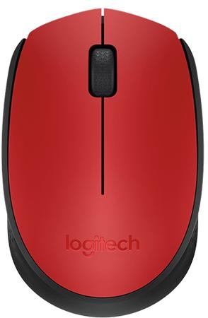 Mouse Inalámbrico Logitech (M170) Rojo