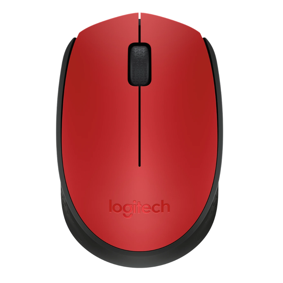 Mouse Inalámbrico Logitech (M170) Rojo