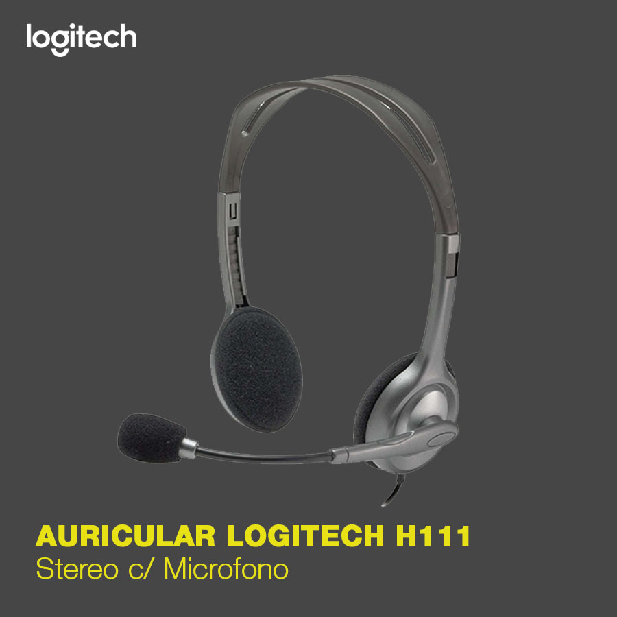 Auricular Logitech (H111) C/Microfono 3.5mm
