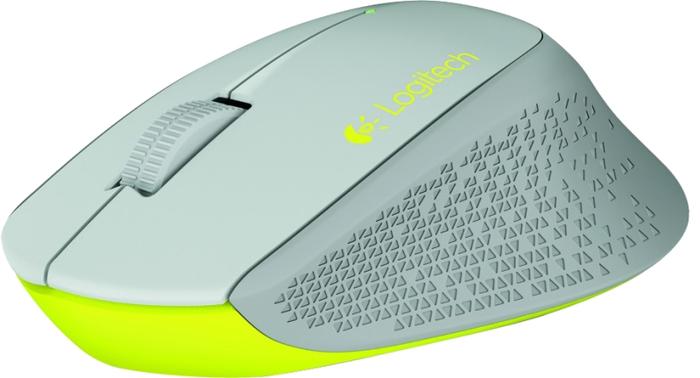 Mouse Inalámbrico Cómodo Diseño Curvo - Logitech M280, Gris