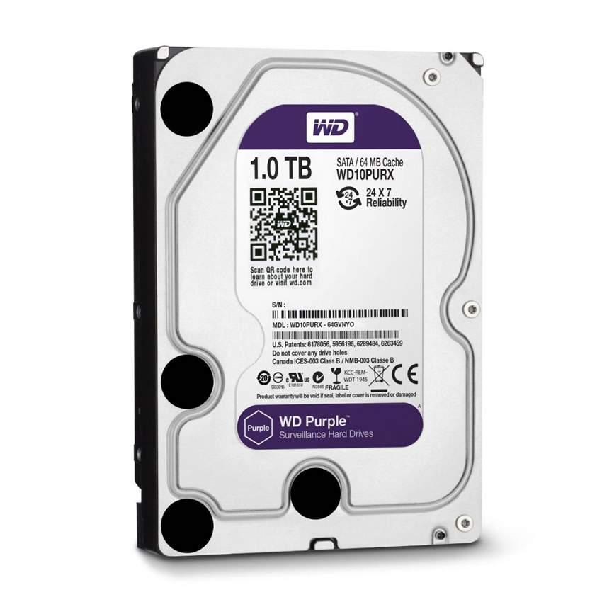 Disco Rigido Videovigilancia 1 Tb Western Digital Purple