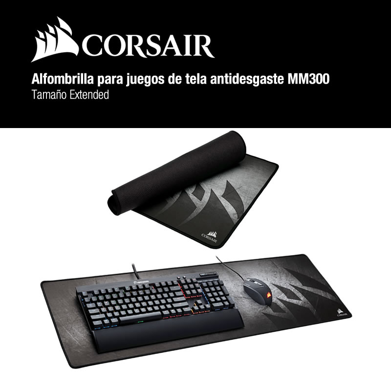 Mouse Pad Gamer Corsair Cg-Mm300 Extended Edition ( 93 Cm X 30 Cm )