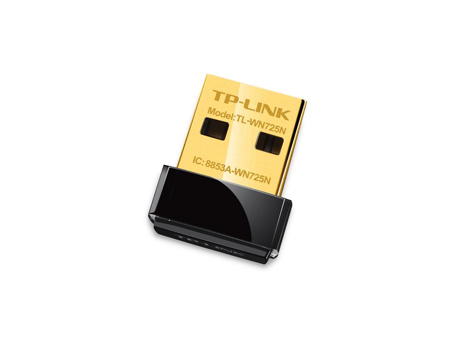 Placa De Red USB TP-LINK N 150Mbps (TL-WN725N) Nano