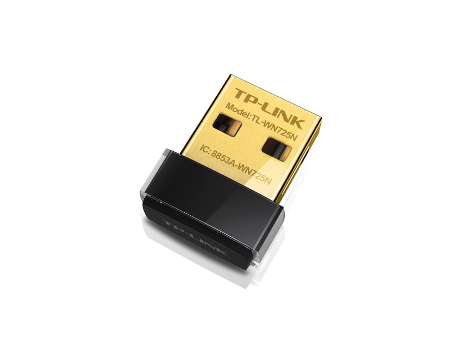 Placa De Red USB TP-LINK N 150Mbps (TL-WN725N) Nano