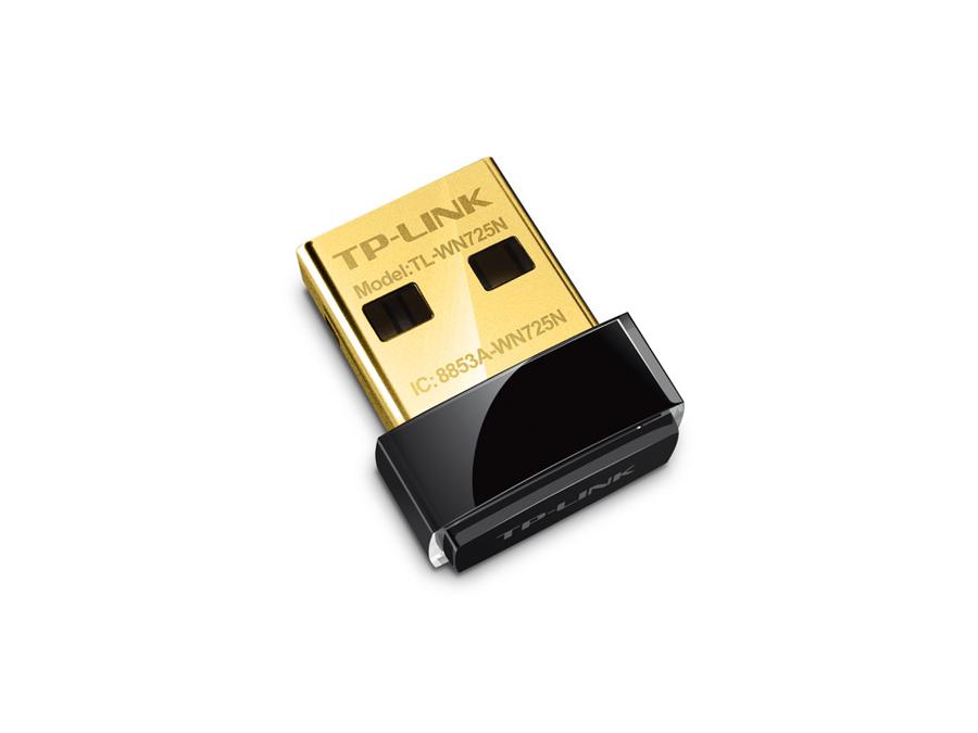 Placa De Red USB TP-LINK N 150Mbps (TL-WN725N) Nano