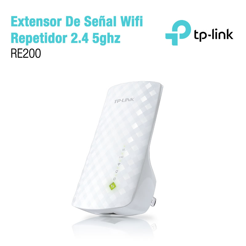 Extensor De Señal Wifi Tp Link Re200 2.4 Y 5 Ghz Repetidor