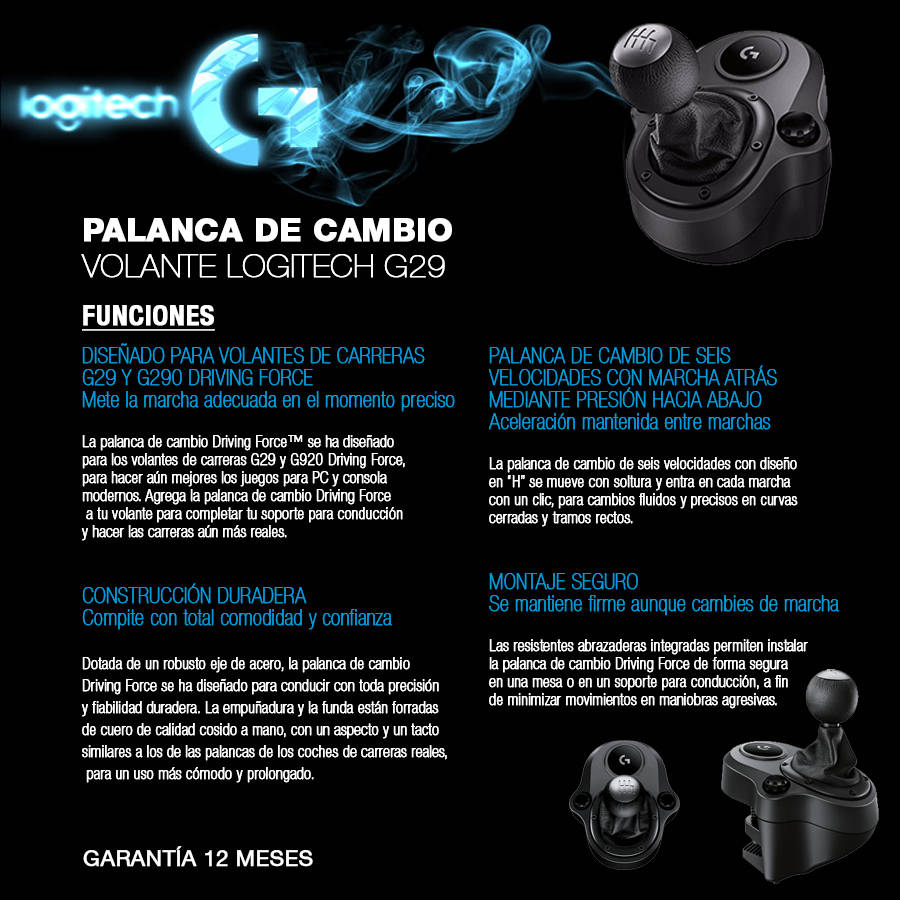 Palanca De Cambio Para  Volante Logitech G29