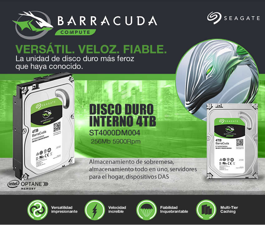 Disco Rigido  4 Tb Seagate Barracuda