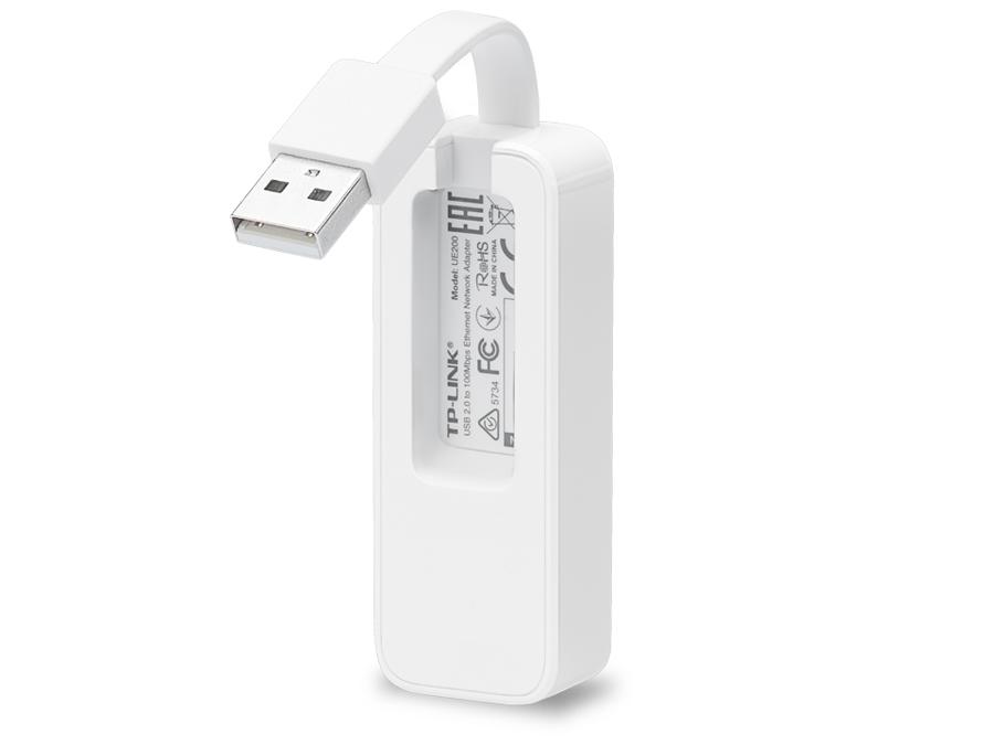 Adaptador De Red USB 2.0 A Ethernet RJ45 100Mbps UE200