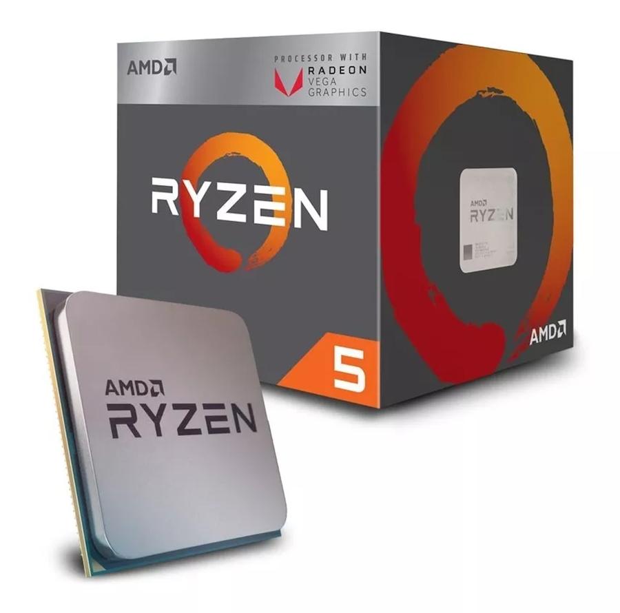 Microprocesador AMD Ryzen 5 3400G 6MB 3.70GHz Socket AM4 - 2da Gen
