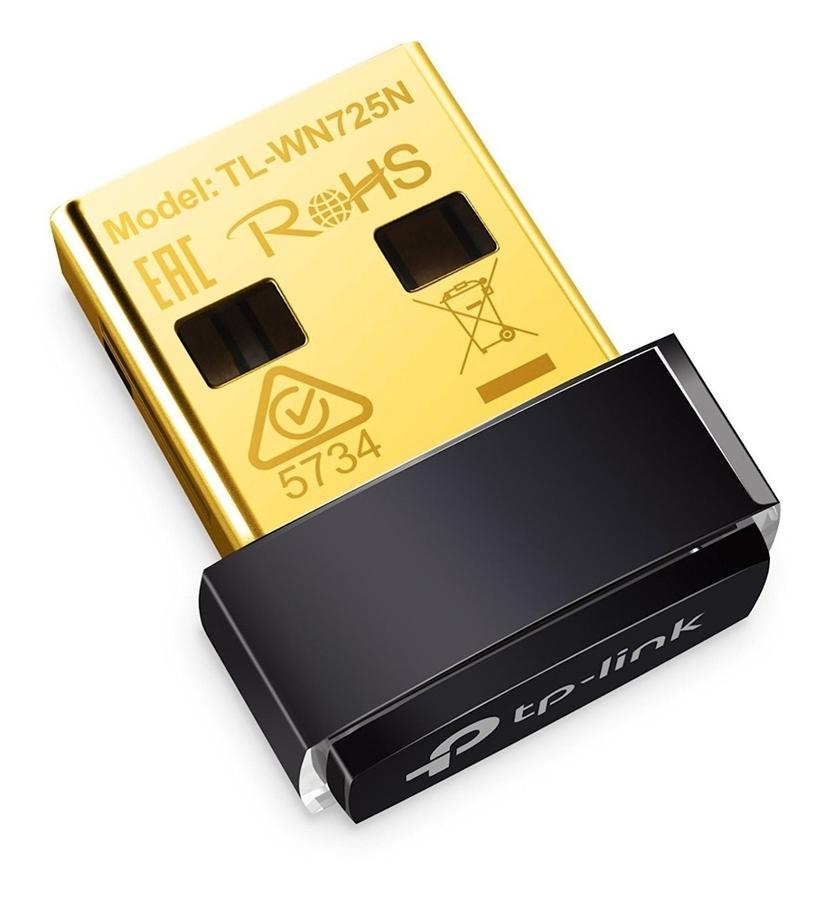 Placa De Red USB TP-LINK N 150Mbps (TL-WN725N) Nano