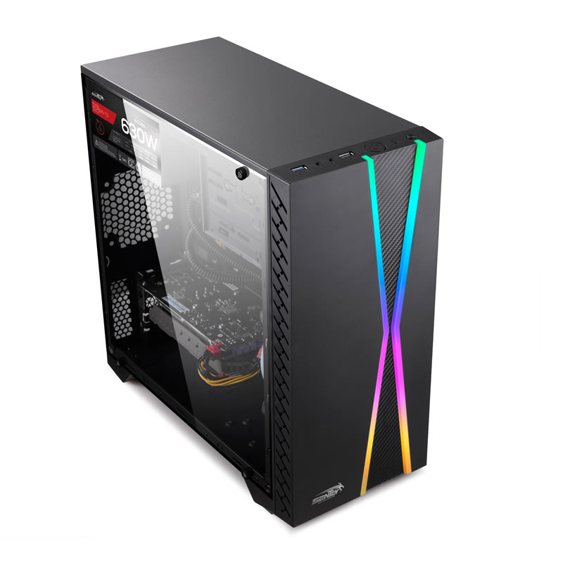 Gabinete Gamer Sentey (XE10) Lateral Acrilico