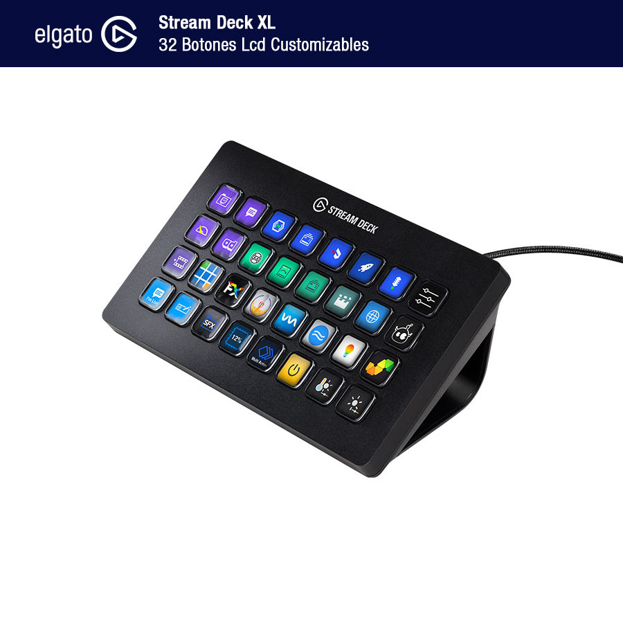 Elgato Stream Deck XL 32 Botones Lcd Customizables - 10GAT9901