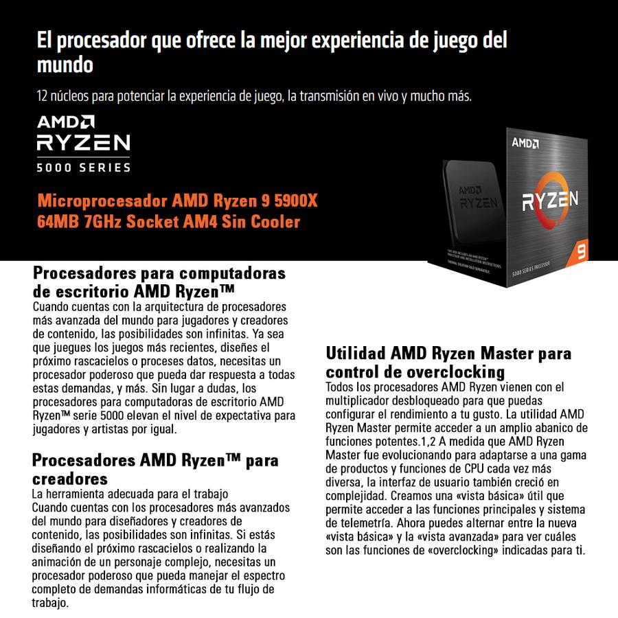 Ryzen 9 5900x online características