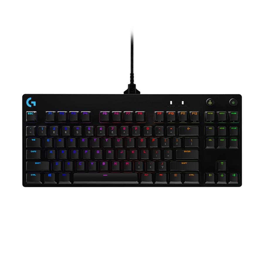 Teclado Gamer Mecánico Logitech G PRO Black Para Gaming