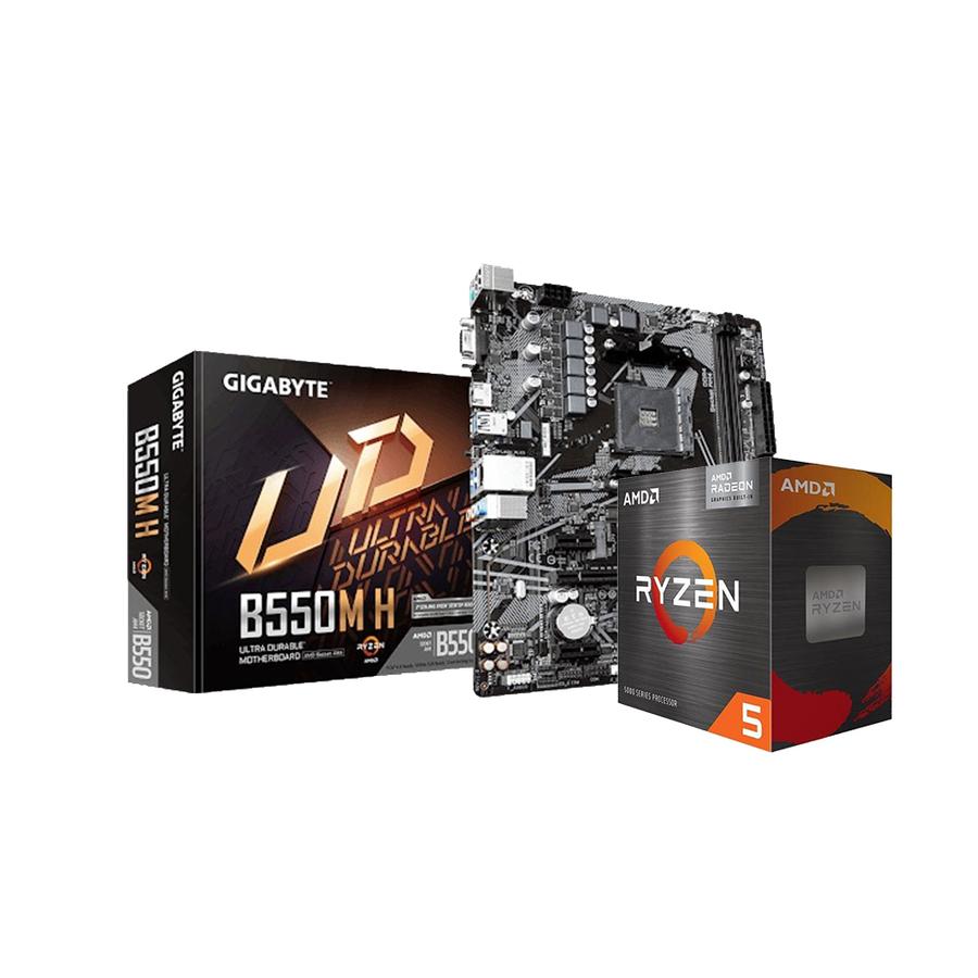 Combo Ecovision Amd Ryzen 5 5600G + Mother + 8Gb + 512Gb