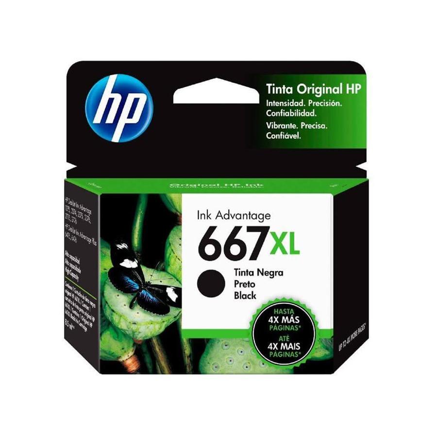 Cartucho HP Original 667XL Negro