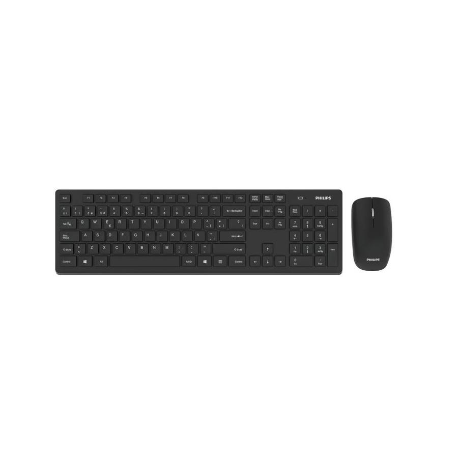 Combo PHILIPS C602 Wireless Mouse And Keyboard Black MallWeb