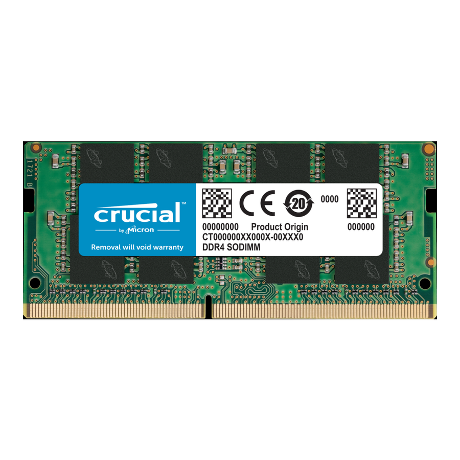 Memoria Ddr4 Sodimm 8 Gb 3200 Mhz Crucial