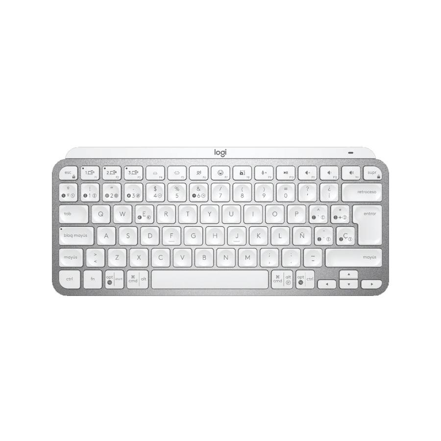 Teclado Logitech Wireless Mx Keys Mini Grey Retroilum
