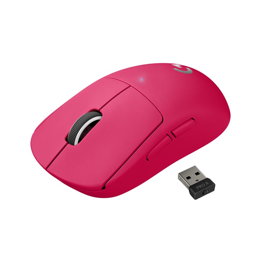 Mouse Inalámbrico Logitech G PRO X SUPERLIGHT Magenta Para Gaming