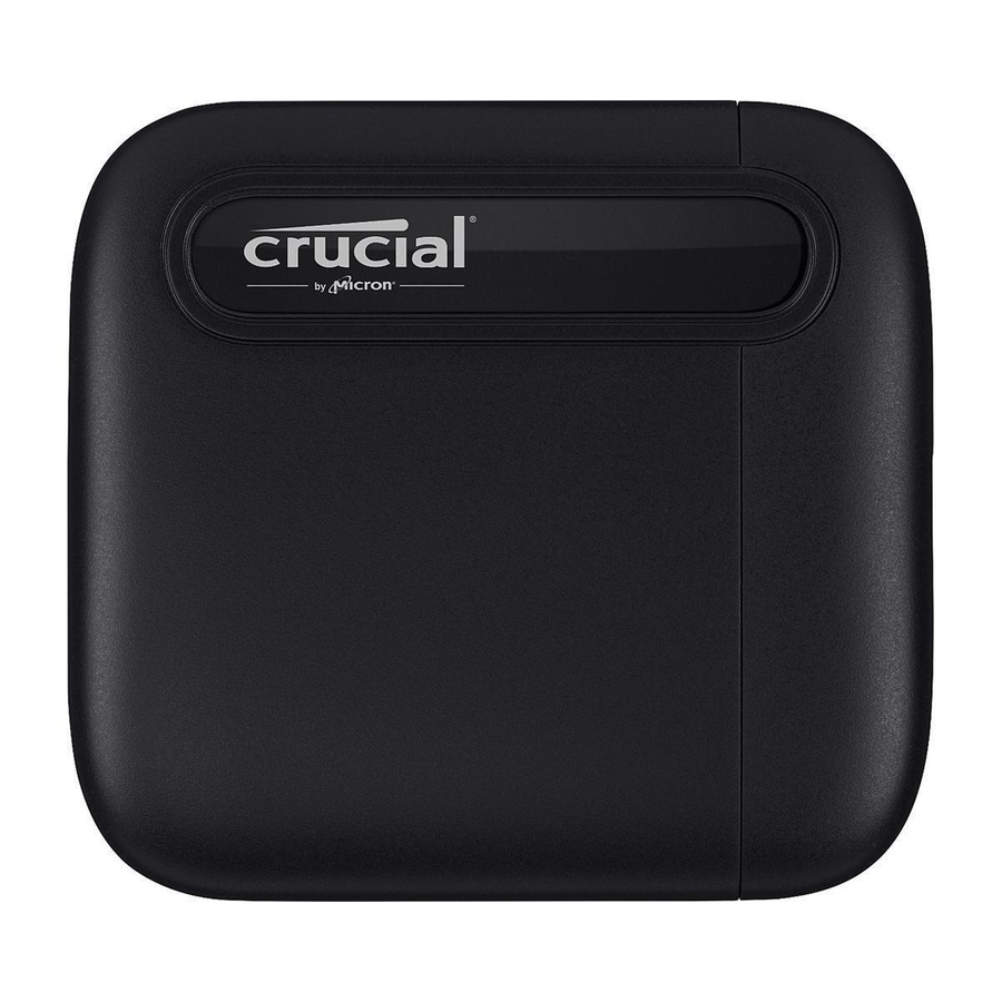 Disco Solido Externo Ssd Crucial X9 1TB USB 3.2 10Gb/s Gen-2