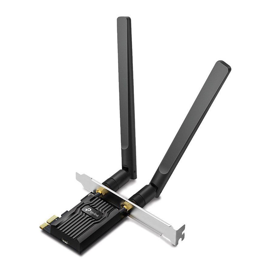 Placa Red Wifi Pci-e Tp-link Archer TX20E AX1800 2 Antenas