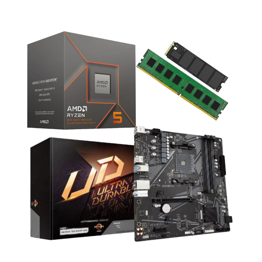 Combo Ecovision Amd Ryzen 5 8500G + 16Gb + 512Gb