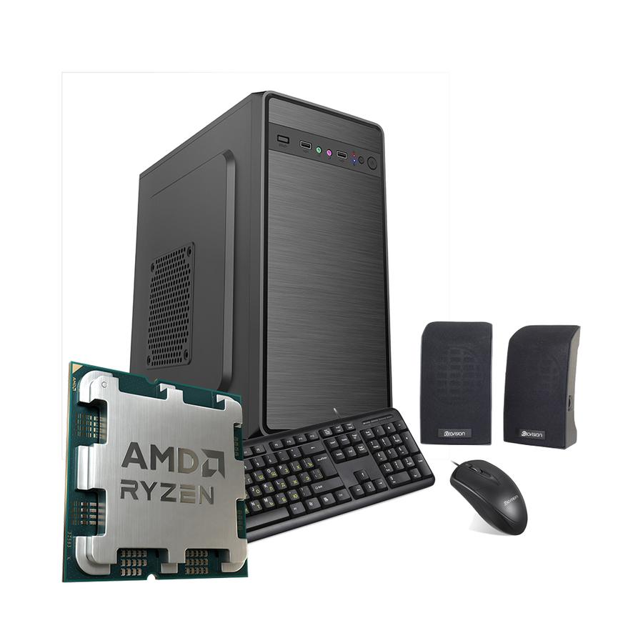 Pc Ecovision Amd Ryzen 5 8600G + 16Gb + 512Gb + Wifi