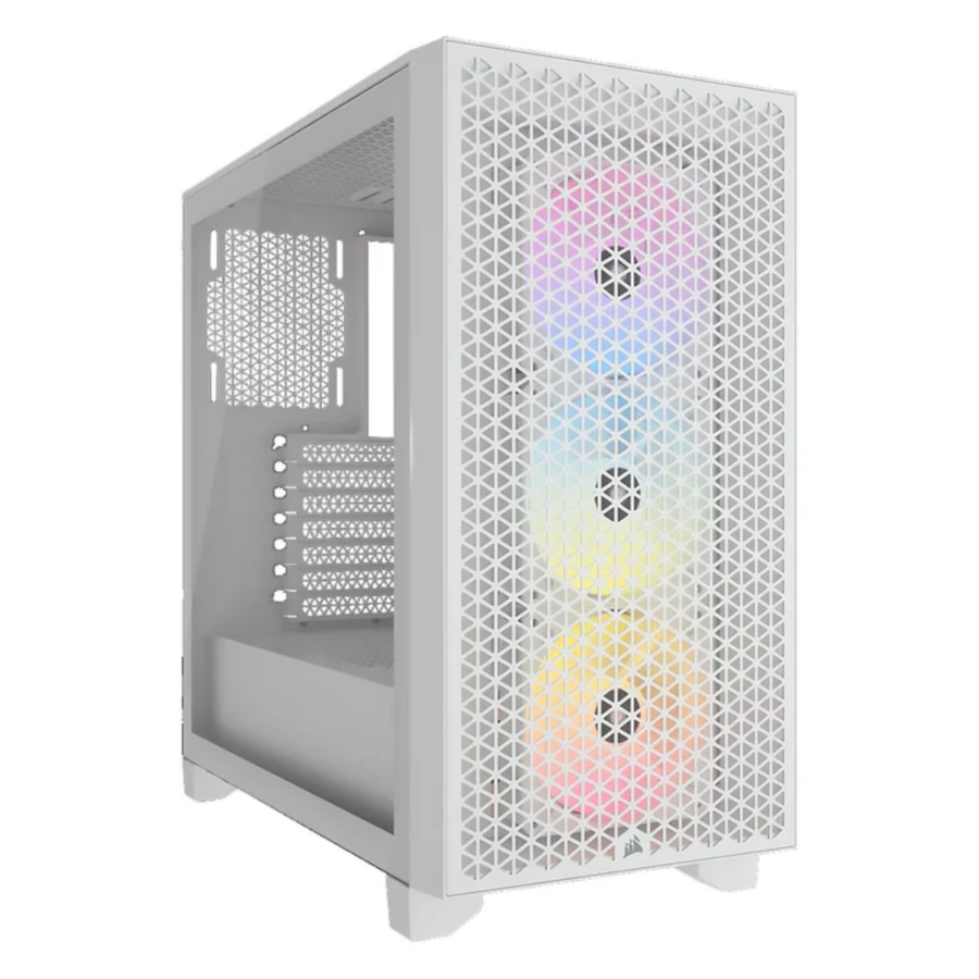 Gabinete Corsair 3000D RGB AIRFLOW Blanco