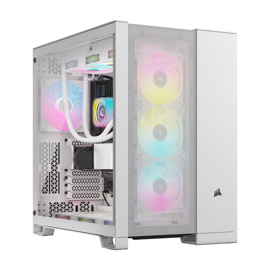 Gabinete Gamer Corsair 6500D AIRFLOW, Blanco