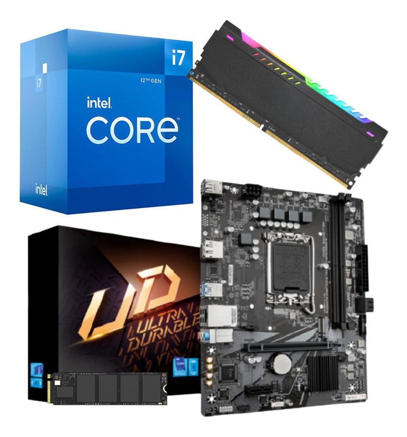 Combo Ecovision Intel I7 12700F + 16Gb + 240Gb