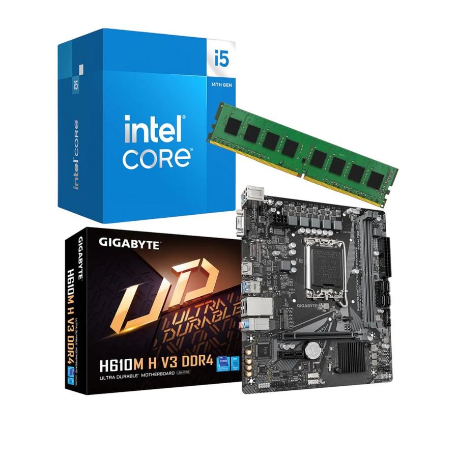 Combo Ecovision Intel I5 14400F + 8 Gb