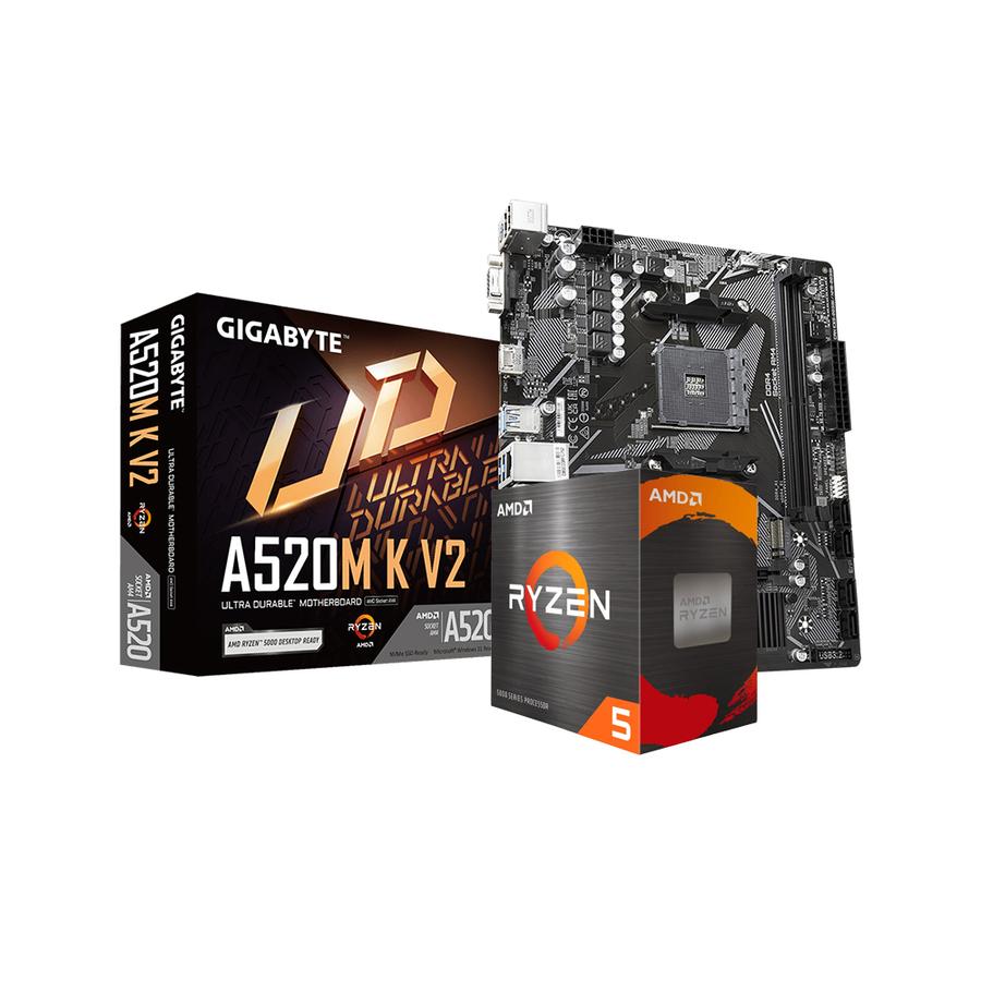 A0 Combo Ecovision Amd Ryzen 5 5500 + Mother + 8Gb