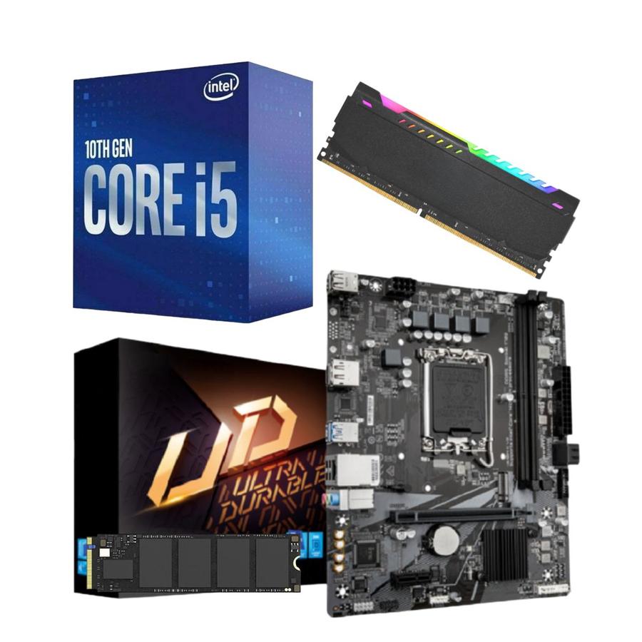 Combo Ecovision Intel I5-10400F + 16GB + 512GB