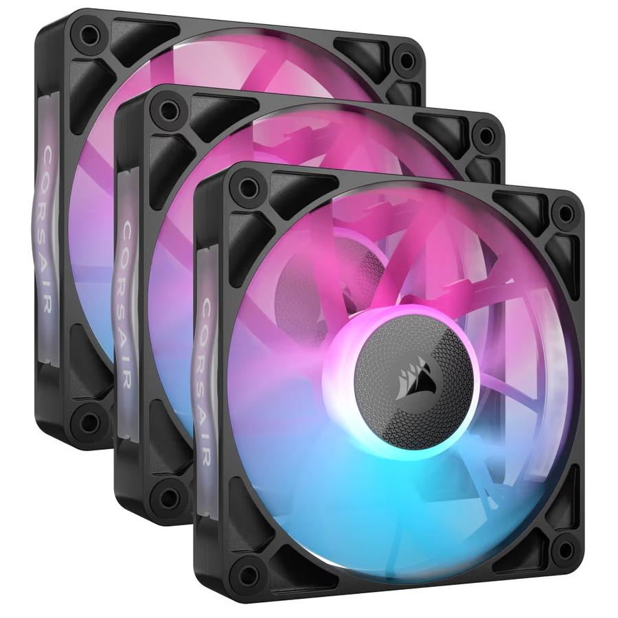 Fan Cooler Corsair Negro ICUE RX120 RGB 120