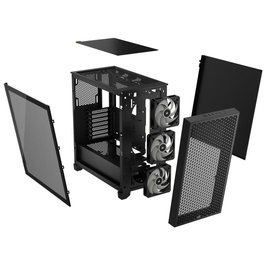 Gabinete Corsair 3000D RGB AIRFLOW Negro