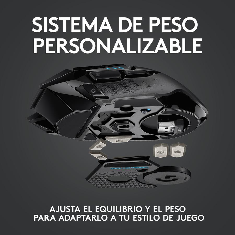 Mouse Gamer Inalámbrico Logitech G502 LIGHTSPEED Para Gaming