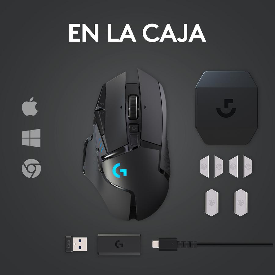 Mouse Gamer Inalámbrico Logitech G502 LIGHTSPEED Para Gaming