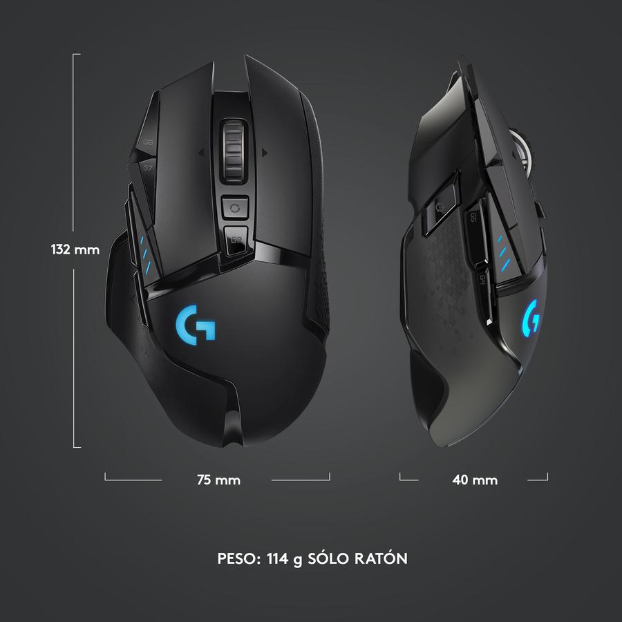 Mouse Gamer Inalámbrico Logitech G502 LIGHTSPEED Para Gaming