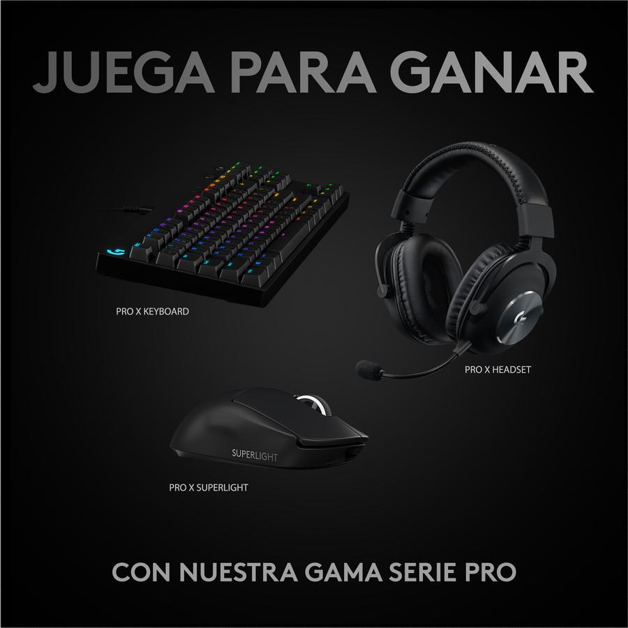 Mouse Gamer Inalámbrico Logitech G PRO X SUPERLIGHT Black Para Gaming