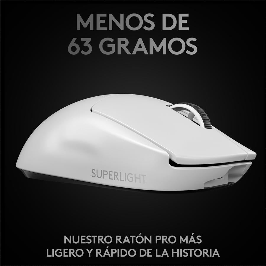 Mouse Gamer Inalámbrico Logitech G PRO X SUPERLIGHT White Para Gaming