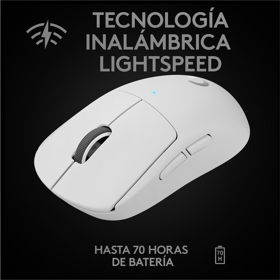 Mouse Gamer Inalámbrico Logitech G PRO X SUPERLIGHT White Para Gaming