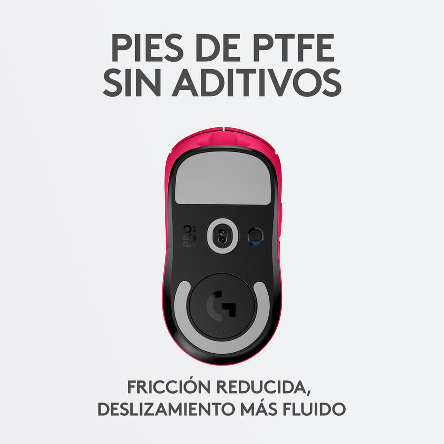 Mouse Inalámbrico Logitech G PRO X SUPERLIGHT Magenta Para Gaming