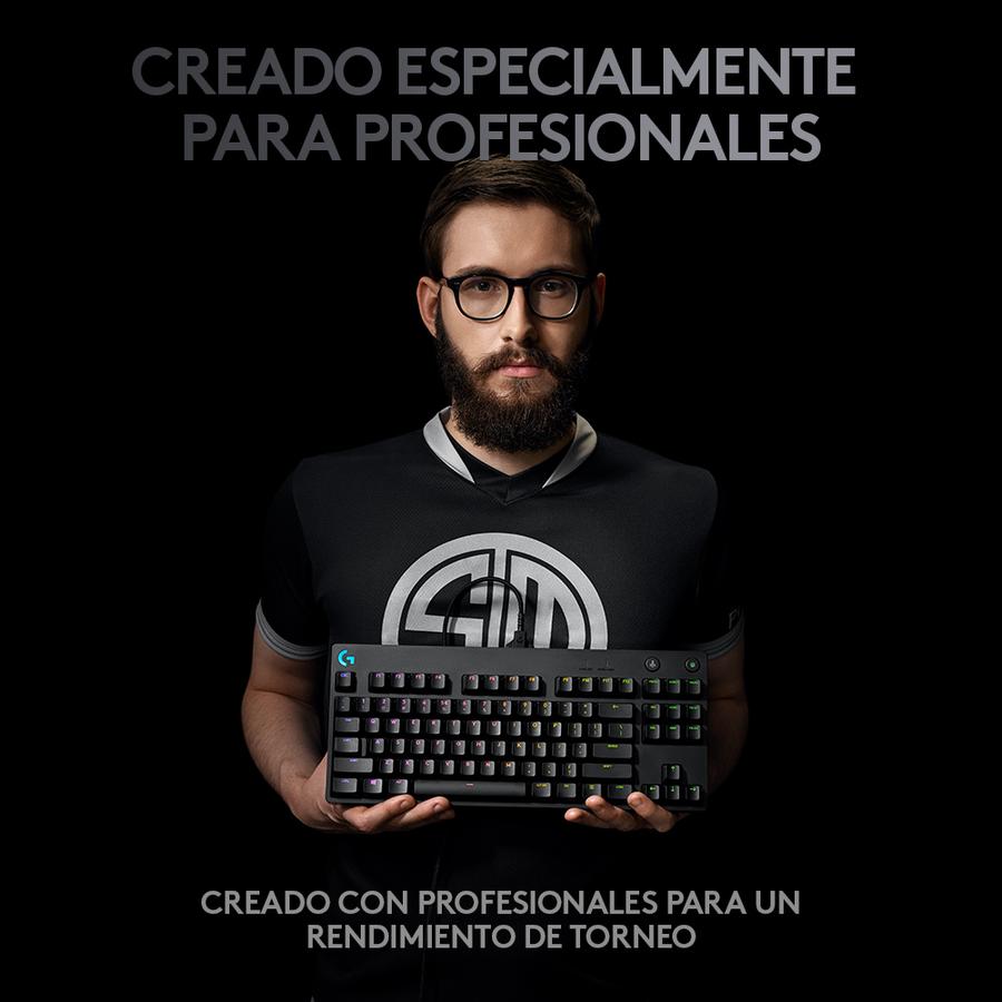 Teclado Gamer Mecánico Logitech G PRO Black Para Gaming
