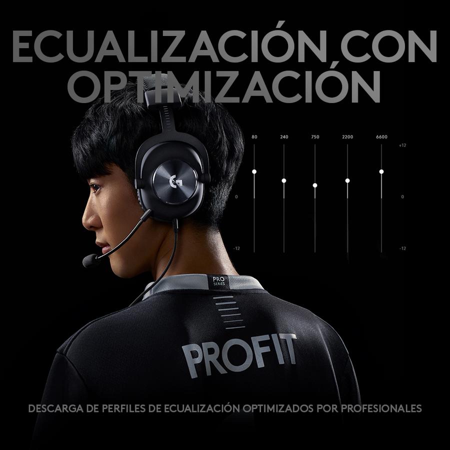 Auricular Con Micrófono Gamer Logitech G PRO X Para Gaming