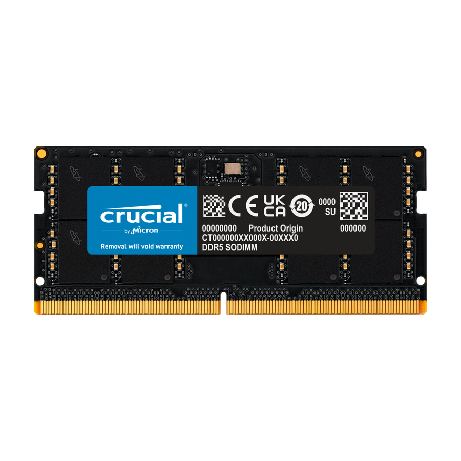 Memoria Ram SODIMM CRUCIAL CT 32GB DDR5 4800MHz