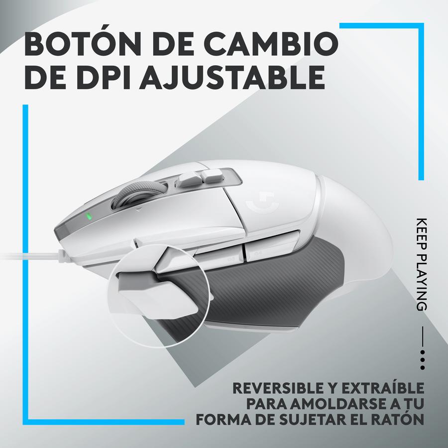 Mouse Gamer Logitech G502X Blanco