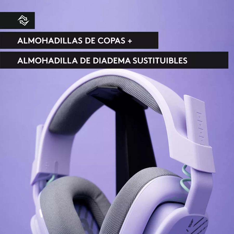 Auricular Gamer Logitech Astro A10 2nd Gen Ps Lila